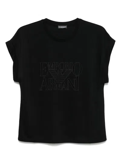 EMPORIO ARMANI LOGO-DETAIL T-SHIRT
