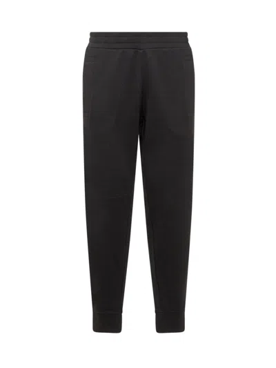 Emporio Armani Logo Detailed Sweatpants In Nero
