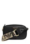 Emporio Armani Logo-debossed Crossbody Bag In Black