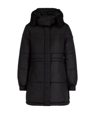 Emporio Armani Logo Details Cotton Suit In Black