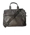 Emporio Armani Logo Details Handbag In Black