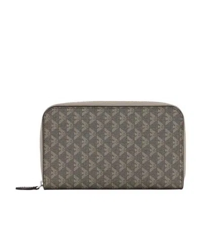 Emporio Armani Logo Details Handbag In Black