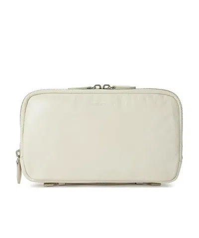 Emporio Armani Logo Details Handbag In White