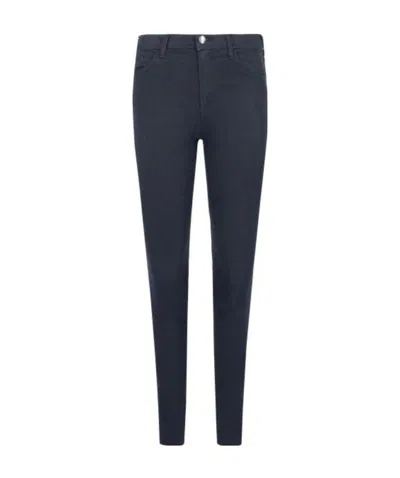 Emporio Armani Logo Details Jeans In Black