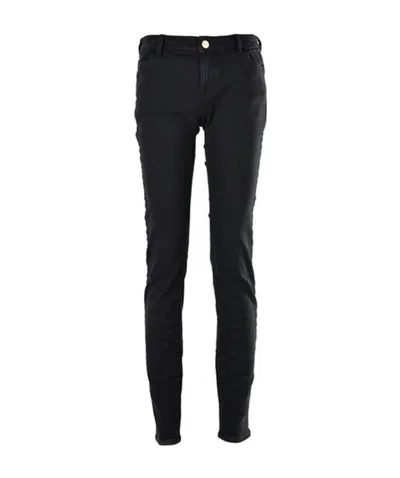 Emporio Armani Logo Details Jeans In Black
