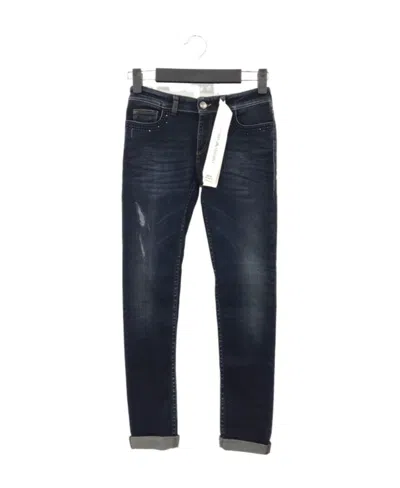 Emporio Armani Logo Details Jeans In Black