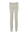 Emporio Armani Logo Details Jeans In Nude