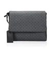 Emporio Armani Logo Details Satchel In Black