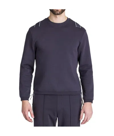 Emporio Armani Logo Details Sweater In Black