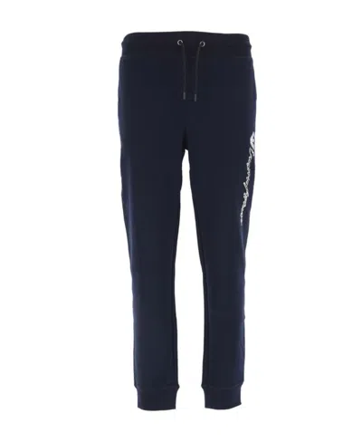 Emporio Armani Logo Details Sweatpants In Black