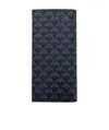 Emporio Armani Logo Details Wallet In Black