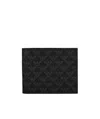 Emporio Armani Logo Details Wallet In Black