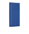 Emporio Armani Logo Details Wallet In Blue