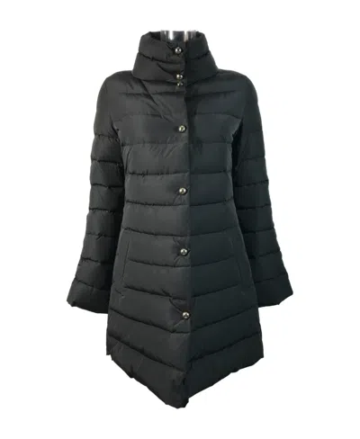 Emporio Armani Logo Down Jacket In Black