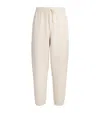 Emporio Armani Asv Jersey Drawstring Joggers In White