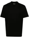 Emporio Armani Short Sleeved Crewneck T-shirt In Black
