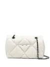 Emporio Armani Logo Embossed Faux Leather Crossbody Bag
