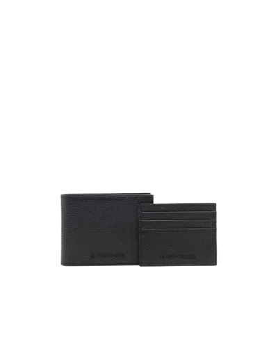 EMPORIO ARMANI EMPORIO ARMANI LOGO-EMBOSSED WALLET