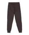 Emporio Armani Logo-embossed Panelled Track Pants In Black