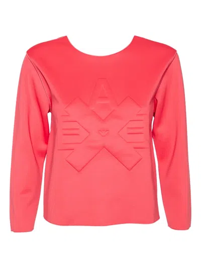 Pre-owned Emporio Armani Logo-embossed T-shirt