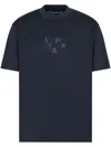 EMPORIO ARMANI LOGO-EMBOSSED T-SHIRT