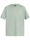 Emporio Armani Logo-embossed T-shirt In Green