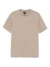 Emporio Armani All-over Logo Crew Neck T-shirt In White