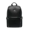 Emporio Armani Logo Backpack In Black
