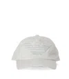 EMPORIO ARMANI EMPORIO ARMANI LOGO EMBROIDERED BASEBALL CAP