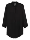 Emporio Armani Black Cotton Sea Clothing In Black