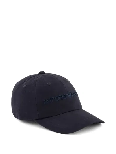 Emporio Armani Hats In Iconico 0920 Blu Navy Ea