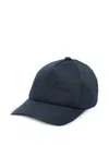 Emporio Armani Logo-embroidered Cap In Blue