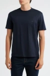 Emporio Armani Basic Crew Neck T-shirt In Blue
