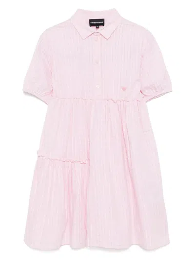 Emporio Armani Kids' Logo-embroidered Dress