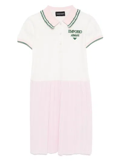 Emporio Armani Kids' Logo-embroidered Dress
