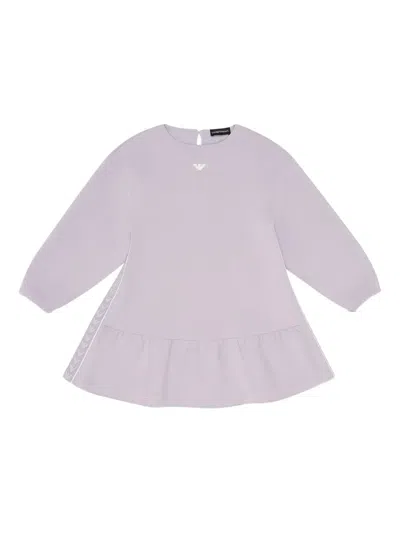 Emporio Armani Kids' Logo-embroidered Dress In Pink
