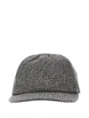 Emporio Armani L-blend Baseball Hat With Embroidery In Gray