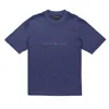 Emporio Armani Logo Embroidered Lyocell-blend T-shirt
