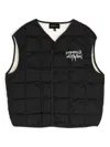 Emporio Armani Logo-embroidered Padded Jacket In Black
