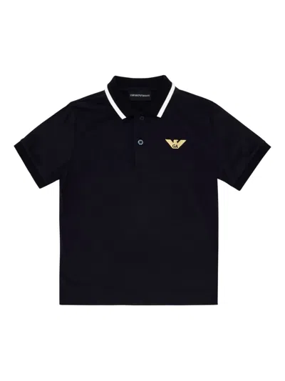 Emporio Armani Kids' Logo-embroidered Polo Shirt