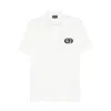 Emporio Armani Essential Ea Recreate Embroidered Logo Polo In White