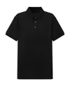 Emporio Armani Polo Blu Navy Basic In Black
