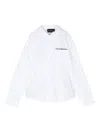 Emporio Armani Logo-embroidered Shirt In White