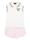 Emporio Armani Logo-embroidered Short Set