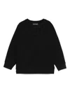 Emporio Armani Logo-embroidered Sweatshirt In Blue