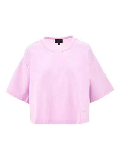 EMPORIO ARMANI LOGO-EMBROIDERED T-SHIRT