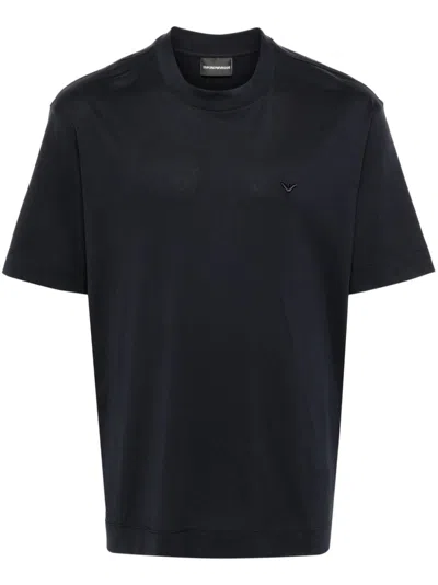 EMPORIO ARMANI LOGO-EMBROIDERED T-SHIRT