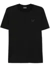 Emporio Armani Logo Crew Neck T-shirt In Black