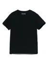Emporio Armani Logo-embroidered T-shirt In Blue