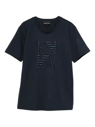 EMPORIO ARMANI LOGO-EMBROIDERED T-SHIRT